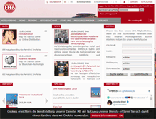 Tablet Screenshot of hotellerie.de