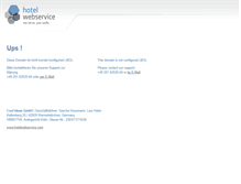 Tablet Screenshot of english.hotellerie.de